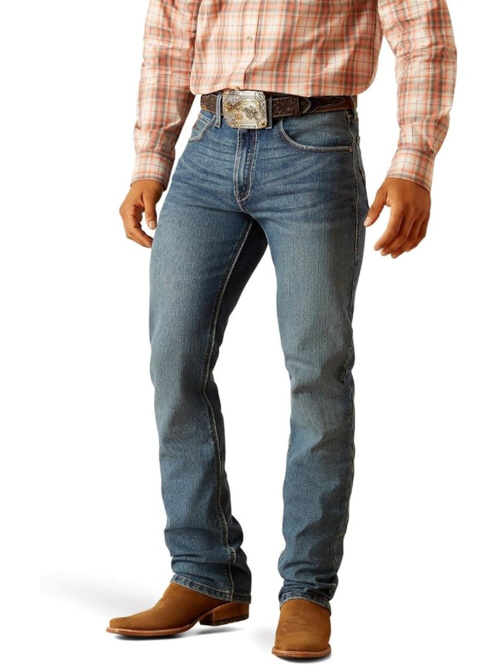 Vintage Straight Leg Jeans in Rico Wash | Classic Fit, Casual Style, Versatile